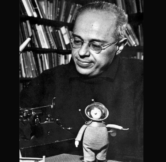 Stanislaw Lem, a photo from 1966. courtesy of his secretary, Wojciech Zemek | Source: Wikipedia